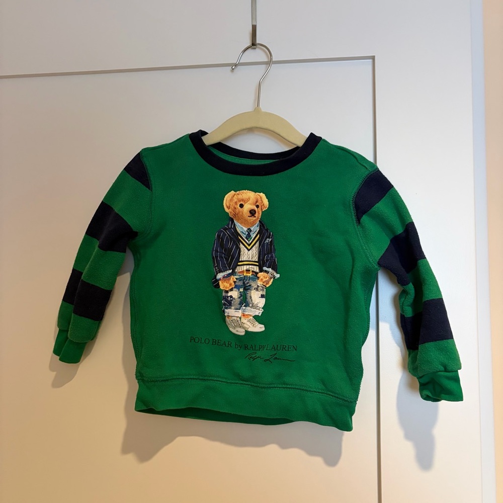 Ralph Lauren Bear Sweatshirt | Polo Toddler Crewneck